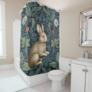 Bunny in the forest art nouveau