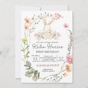 Bunny Invitation d'anniversaire, Certains lapins e