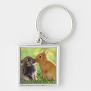 Bunny Kiss Keychain