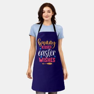 Bunny Kisses Easter Wishes-69739 Apron