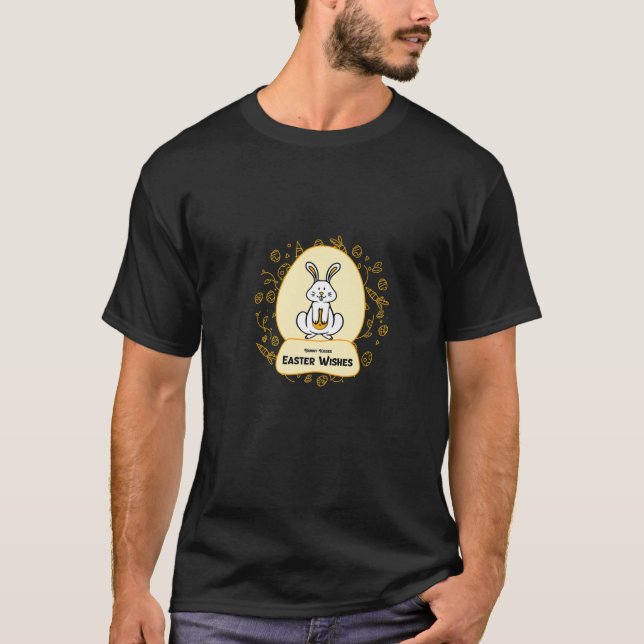 Bunny Kisses Easter Wishes Proverb Easter Bunny Ea T-Shirt (Front)