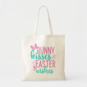 Bunny Kisses & Easter Wishes Tote Bag