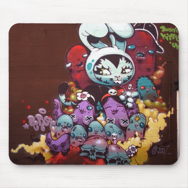 Bunny Kitty Mouse Pad 2 (Front)