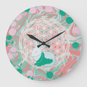 Bunny Large Clock