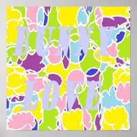 Bunny Love bright light colours almost pastel shad