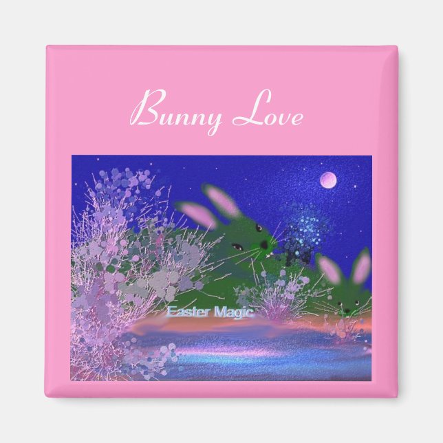 Bunny Love Magnet (Front)