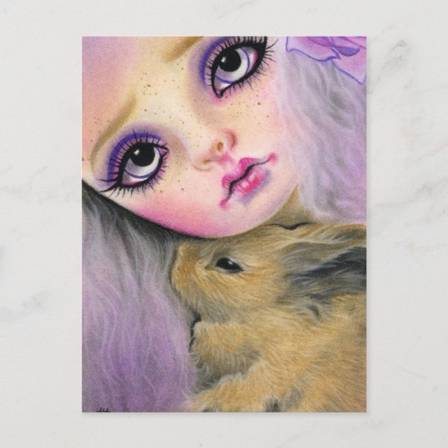 Bunny Love Postcard (Front)