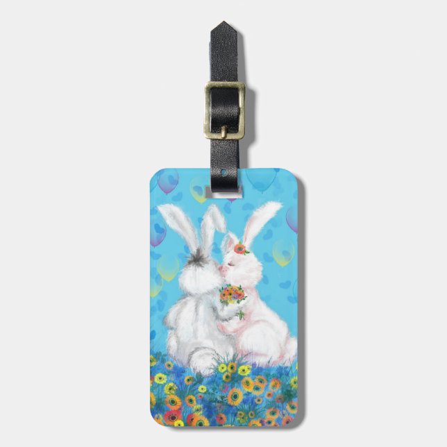 Bunny Luggage Tag (Front Vertical)