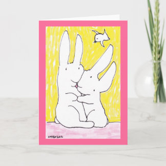 Bunny Lust - greeting card