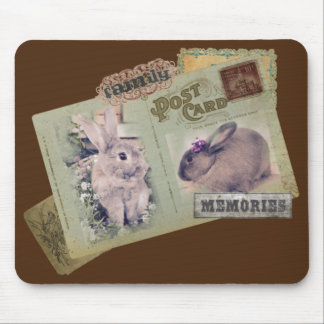 Bunny Memories Mouse Pad