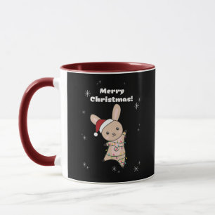 Bunny Merry Christmas Winter Animals Rabbits Mug