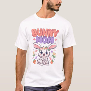 Bunny Mom Floral Crown Tee