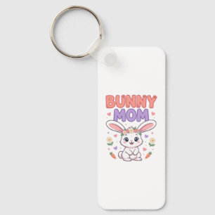 Bunny Mom Keychain