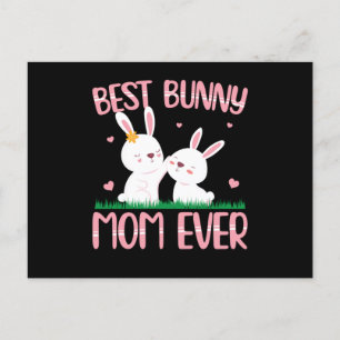 Bunny Mom Rabbits Postcard