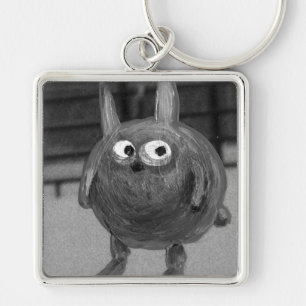 bunny noir keychain
