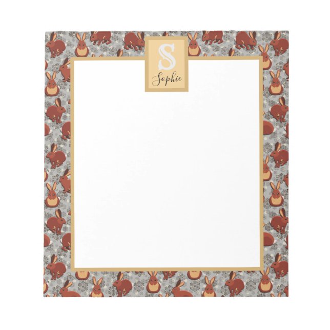 Bunny Notepad (Front)