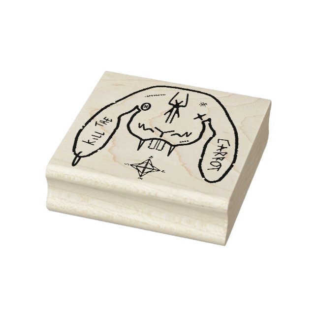 Bunny of Doom v1 Rubber Stamp (Stamp)