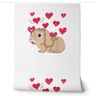Bunny Owner Pet Hearts Animal Lover Cute Rabbit Wallpaper