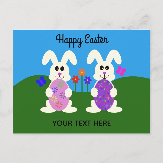 Bunny Pâques #5 Carte postale (Devant)