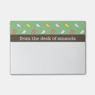 Bunny Pattern Post-it Notes