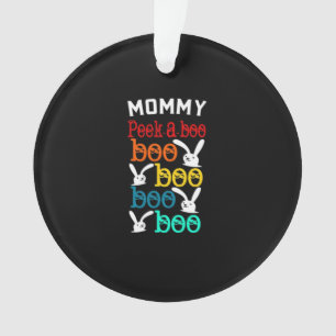 Bunny Peekaboo Game For Novelty Kids Adults Ornament
