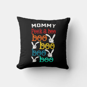 Bunny Peekaboo Game For Novelty Kids Adults Throw Pillow