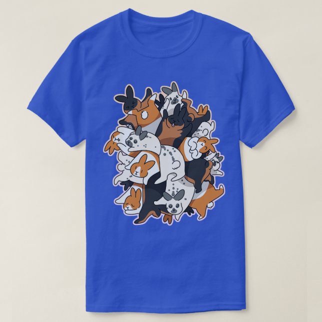 Bunny Pile T-Shirt (Design Front)