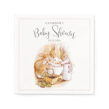 Bunny Pink Girl Baby Shower