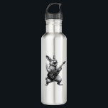 Bunny Playing Guitar Rock Star Bunny Lover Easter  710 Ml Water Bottle<br><div class="desc">Bunny Playing Guitar Rock Star Bunny Lover Easter T-Shirt</div>