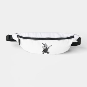 Bunny Playing Guitar Rock Star Bunny Lover Easter  Fanny Pack