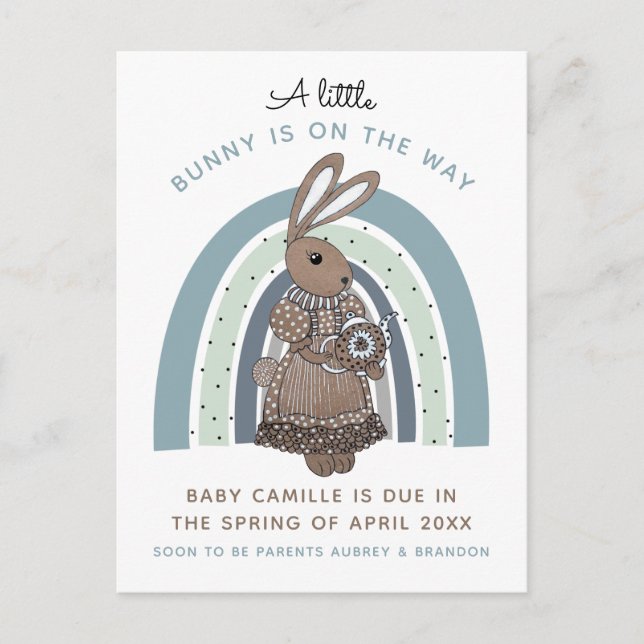 Bunny Pregnancy Announcement (Front)