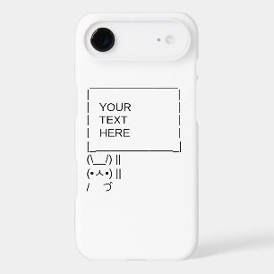 Bunny Protest Sign / Customizable ASCII Text Art