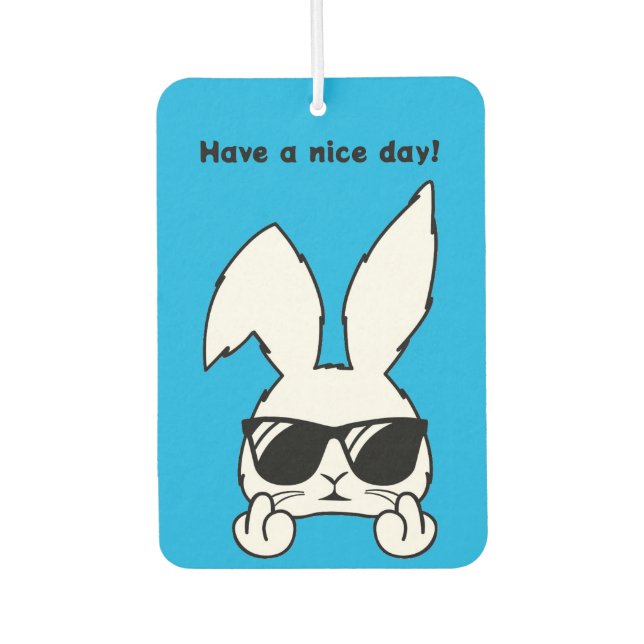 Bunny Rabbit Air Freshener (Front)