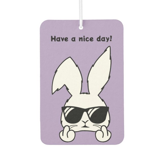 Bunny Rabbit Air Freshener (Front)