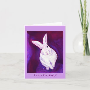 Bunny Rabbit Card Easter (text can be changed)