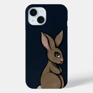 Bunny Rabbit Cute Easter Ostara art for spring     iPhone 15 Case
