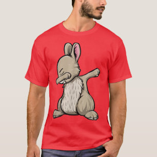 Bunny Rabbit Dabbing Funny Dance Move Gift Tee 