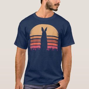 Bunny Rabbit Distressed Furry Retro Hare Vintage S T-Shirt