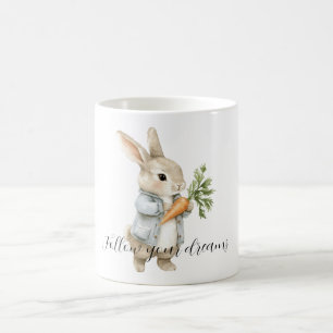 Bunny Rabbit Dreams Carrot Coffee Mug