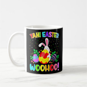 Bunny Rabbit Easter Day Eggs Dab Boys Girls Kids T Coffee Mug