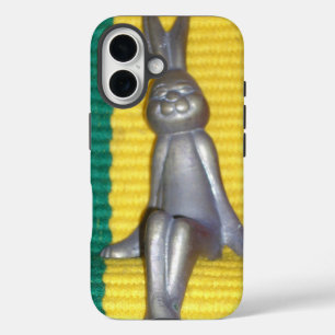 Bunny - Rabbit in Rasta Colours: A Touch of Groovy iPhone 16 Case