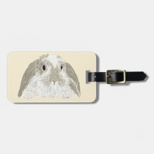 Bunny Rabbit Luggage Tag