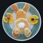 Bunny Rabbit Pancake Breakfast Drawer Pull Knob<br><div class="desc">My original photo of breakfast bunny pancakes makes a cute drawer pull for a kitchen or pantry.</div>