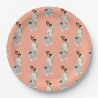 BUNNY RABBIT PAPER PLATE