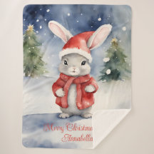 Bunny Rabbit Personalized Christmas 