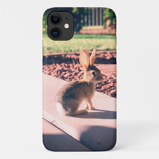 bunny rabbit photo Easter spring Case-Mate iPhone Case (Back)