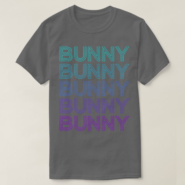 Bunny Rabbit Retro  T-Shirt (Design Front)