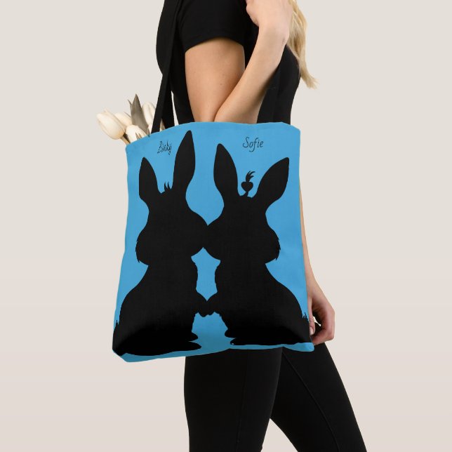 Bunny Rabbit Tote bag (Close Up)