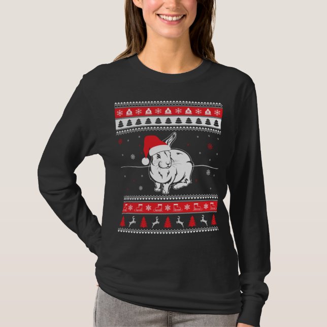 Bunny Rabbit Ugly Christmas Sweater (Front)