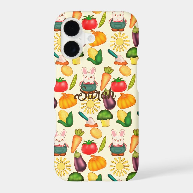 Bunny Rabbit Vegetable Farmer (Back)